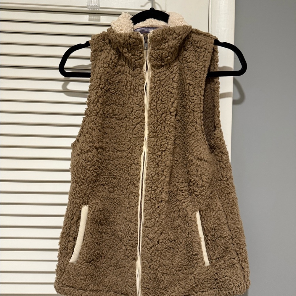 The Southern Shirt Company Brown Sherpa Vest